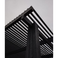 Alternative view of Liston De Madera Plastica 9 Cm x 2.5 Cm De 195 Cm Largo Color Negro - Zenplas