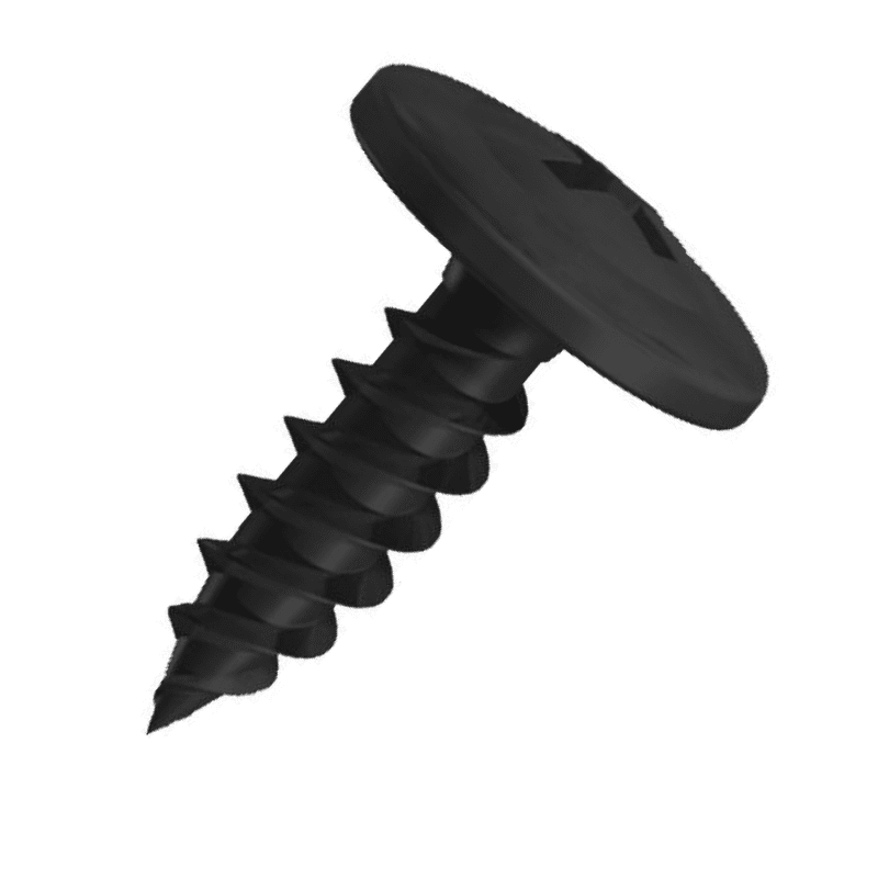 Tornillo Dry Wafer T1 Negro 8 x 9/16 Aguja TEL x 50 unidades