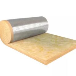 Rollo Lana De Vidrio Fieltro Tensado Aluminio 50mm x 1.20 mts x 16mts (19.2mts2) - Isover