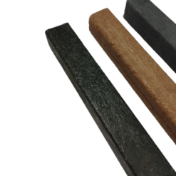 Alternative view of Liston De Madera Plastica 3 Cm x 3 Cm De 195 Cm Largo Color Negro - Zenplas