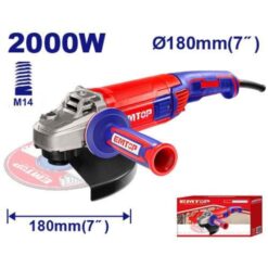 Amoladora Angular 7" 180 mm 2000w - EAGR20073-4 - EMTOP