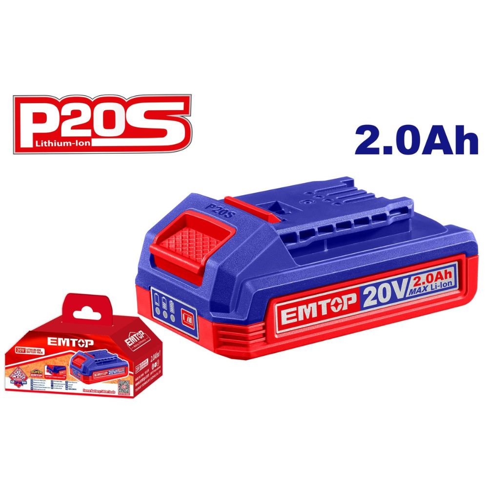Bateria De Lilito 2.0 Ah (P2) - EBPK20011 - EMTOP
