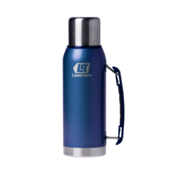 Termo Azul 1 Lts C/Manija Y Pico Cebador - Lusqtoff