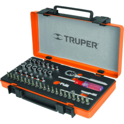 Juego De Tubos, Llave Crique Y Destronillador De 45 Piezas Mod:13939 - Truper