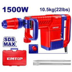 Martillo De Demolicion 1500w - EDBRM1501-4 - EMTOP