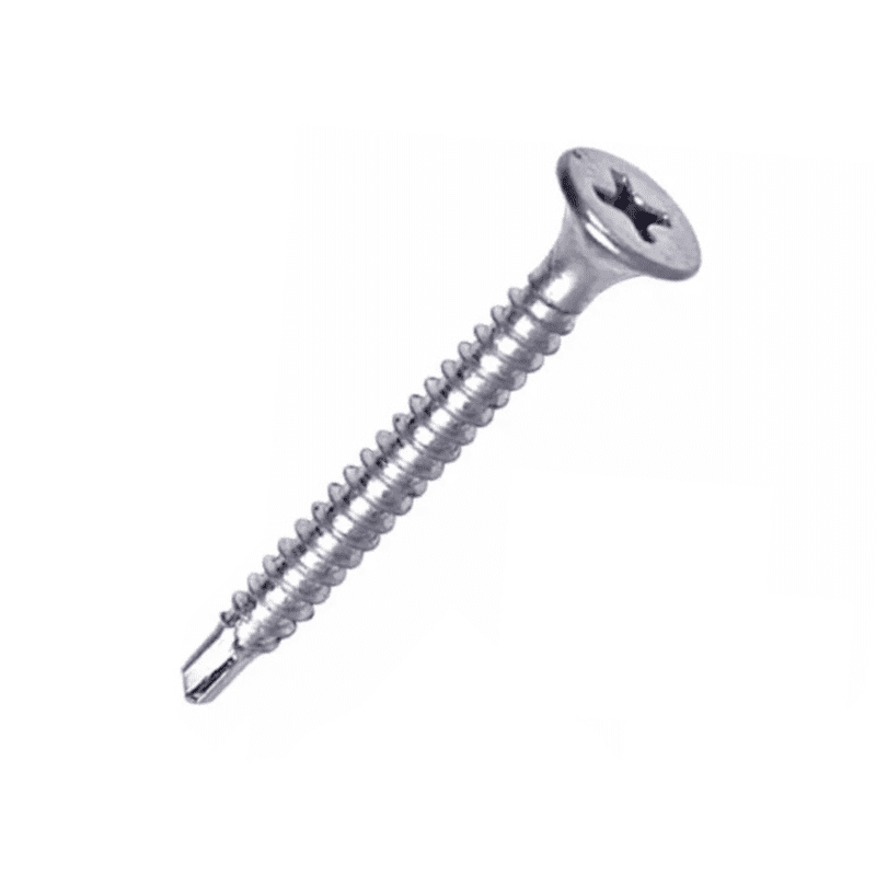 Tornillo Dry T3 Zincado 6 x 1 5/8 Mecha TEL x 50 unidades