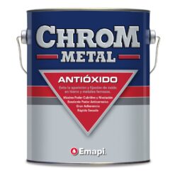 Pintura Antióxido Chrom Metal Gris-Emapi