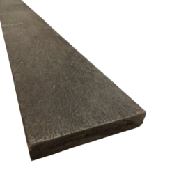 Liston De Madera Plastica 9 Cm x 2.5 Cm De 195 Cm Largo Color Marron Caoba - Zenplas