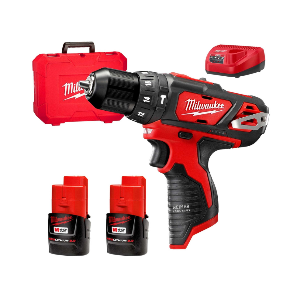 Taladro Atornillador Percutor Inalámbrico 12v 2408-259A -Milwaukee