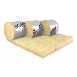 Rollo Lana De Vidrio Rolac Plata Muros 50mm x 0.40 mts x 12 mts x 3 (14.4 m2) - Isover