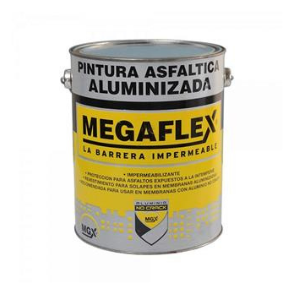 Pintura Asfaltica Aluminizada 1 Lt-Megaflex