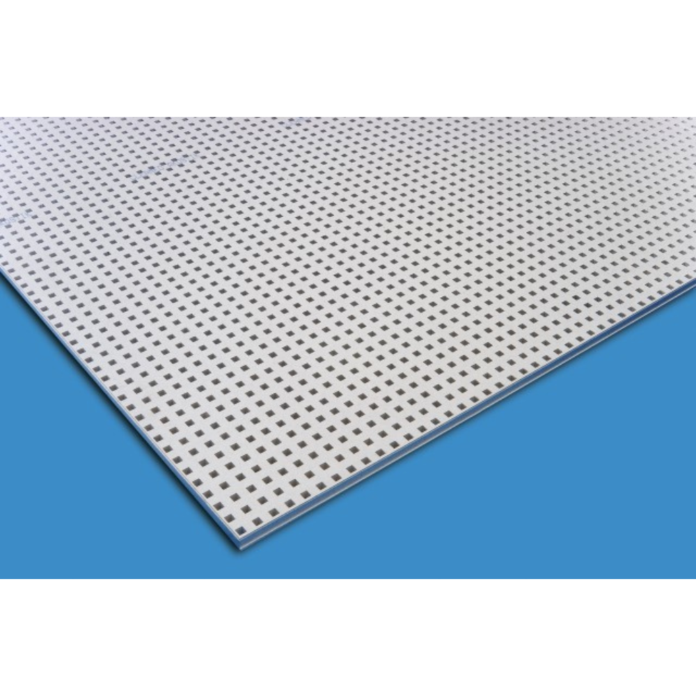 Placa Yeso Cleaneo Akustik Quadrat 12.5 mm 1,20 x 2,40 Mts - Knauf