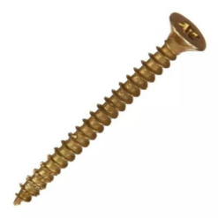 Tornillo Punta Aguja Fix 10 X 1 ½" Dorado TEL x 50 unidades