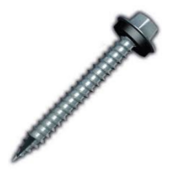 Tornillo Hexagonal Punta Aguja 14 x 2" C/Arandela De Goma TEL x 50 unidades