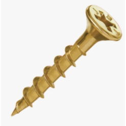 Tornillo Punta Aguja Fix 6 X 1 ½" Dorado TEL x 50 unidades