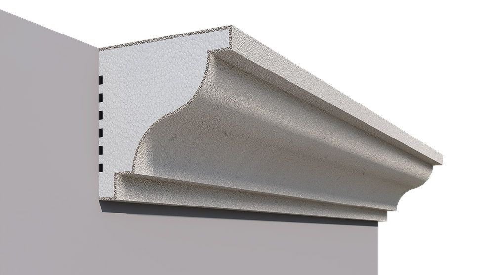 Moldura Exterior de Telgopor Con Revestimiento Mod ME1 - Maropor