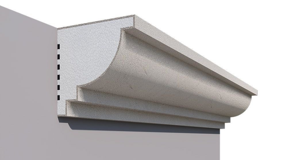 Moldura Exterior de Telgopor Con Revestimiento Mod ME2 - Maropor