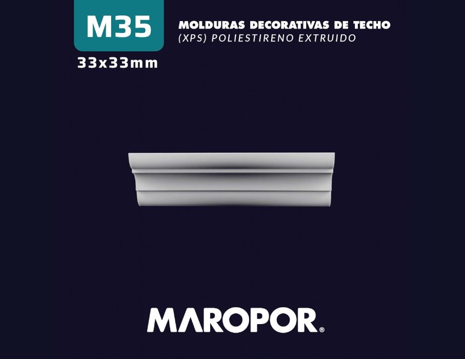 Moldura Interior de Telgopor Mod M35 - Maropor - Imagen 3