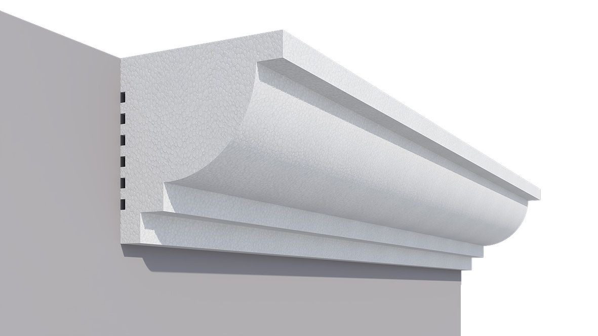 Moldura Exterior de Telgopor Sin Revestimiento Mod ME2 - Maropor