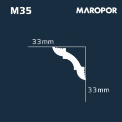 Alternative view of Moldura Interior de Telgopor Mod M35 - Maropor