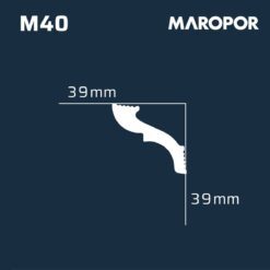 Alternative view of Moldura Interior de Telgopor Mod M40 - Maropor