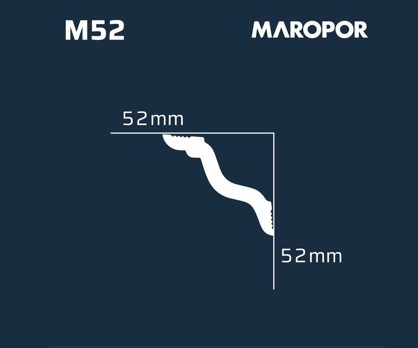 Moldura Interior de Telgopor Mod M52 - Maropor - Imagen 2