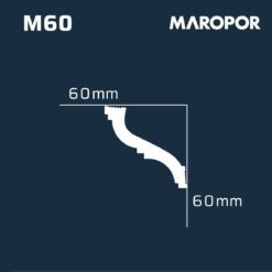 Alternative view of Moldura Interior de Telgopor Mod M60 - Maropor
