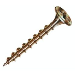 Tornillo Punta Aguja Fix 8 X 1 ½" Dorado TEL x 50 unidades