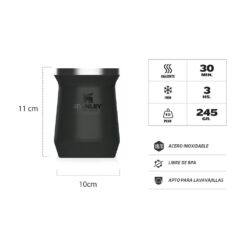 Alternative view of Mate 236 ml Negro - Stanley