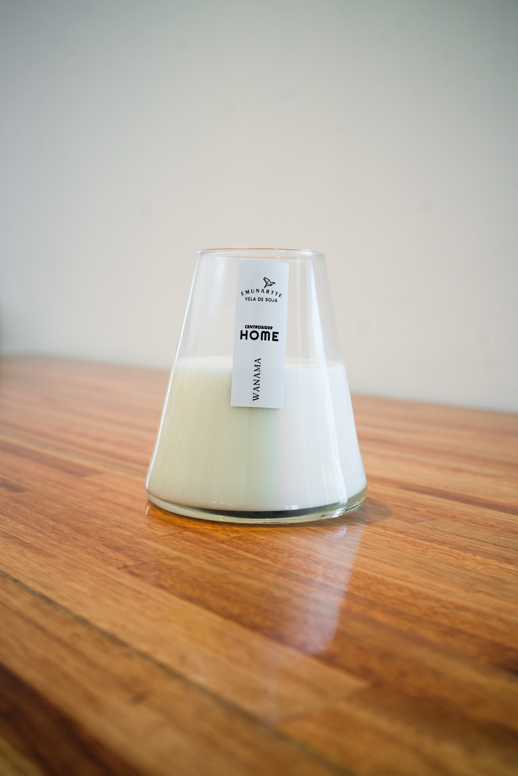 Vela Vidrio Conico Wanama - Aromas Home