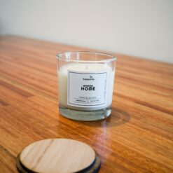 Vela Redonda Con Tapa De Madera Vainilla Y Coco - Aromas Home