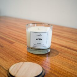 Vela Redonda Con Tapa De Madera Wanama - Aromas Home