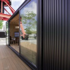 Alternative view of Esquina Wall Panel Exterior Black Mat x 2.90 Mts