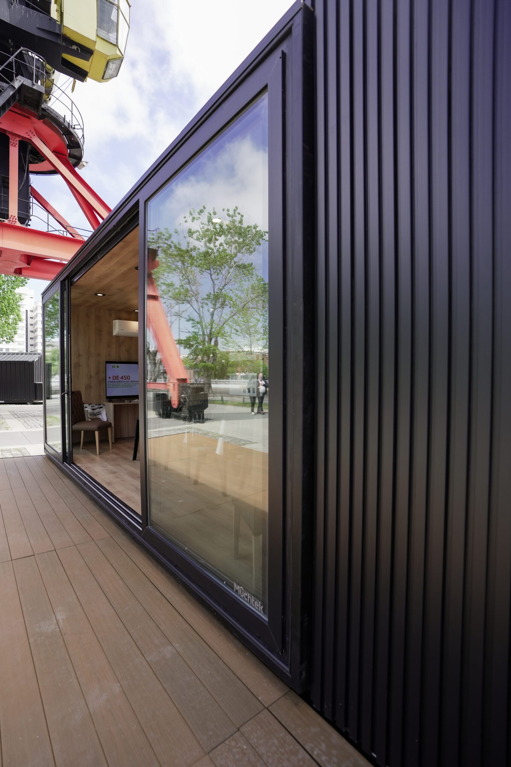 Wall Panel Exterior Black Mat 17 Cm x 2.90 Mts - Imagen 3