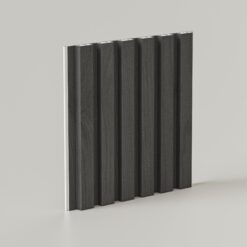 Wall Panel Exterior Black Mat 17 Cm x 2.90 Mts