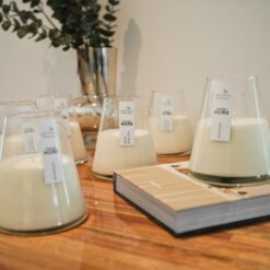 Alternative view of Vela Vidrio Conico Frutos Rojos - Aromas Home