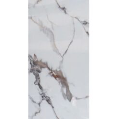 Plancha Revestimiento Pvc Simil Marmol Blanco C/Manchas Piedra