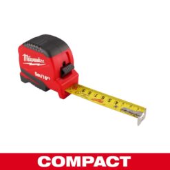 Cinta Metrica Compacta Retráctil 5 Mts 4822-1717 - Milwaukee