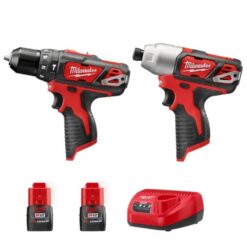 Combo Taladro Con Percutor + Atornillador De Impacto M12  2497-259A - Milwaukee
