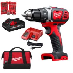 Combo Taladro Atornillador M18 2606-20 + Bolso + Cargador + Bateria + Juego De Puntas - Milwaukee